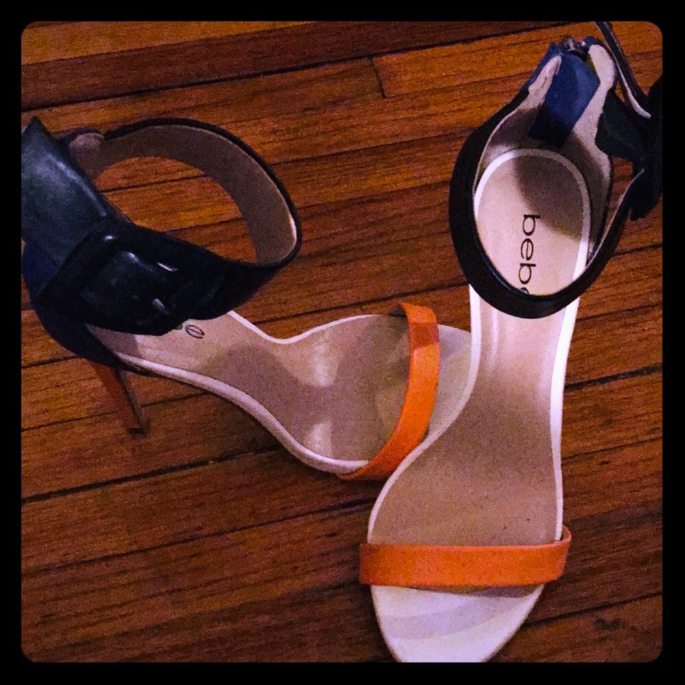 BEBE open toe stiletto